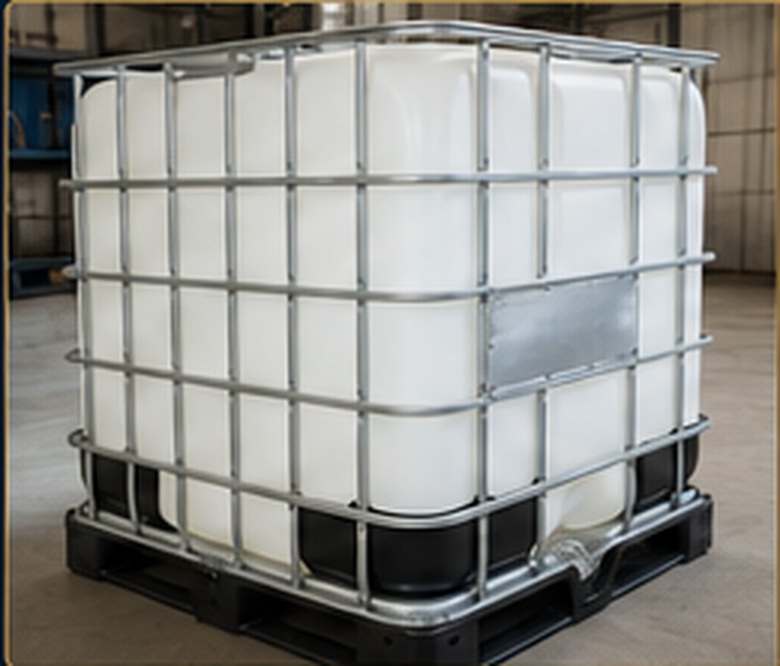 Intermediate bulk container for industrial material handling